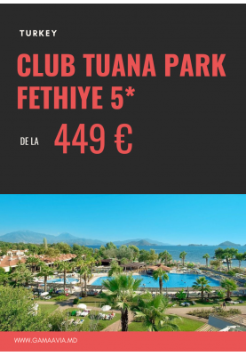 TURCIA! CLUB TUANA PARK FETHIYE 5* de la 449 €